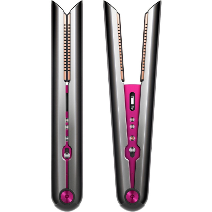Dyson Piastra Corrale Capelli Senza Filo Nero-nichel/fucsia