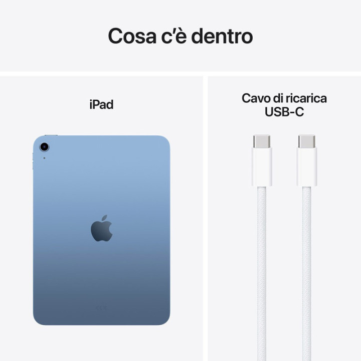 Apple iPad 11" 256GB Wi-Fi Blue Italia 2025