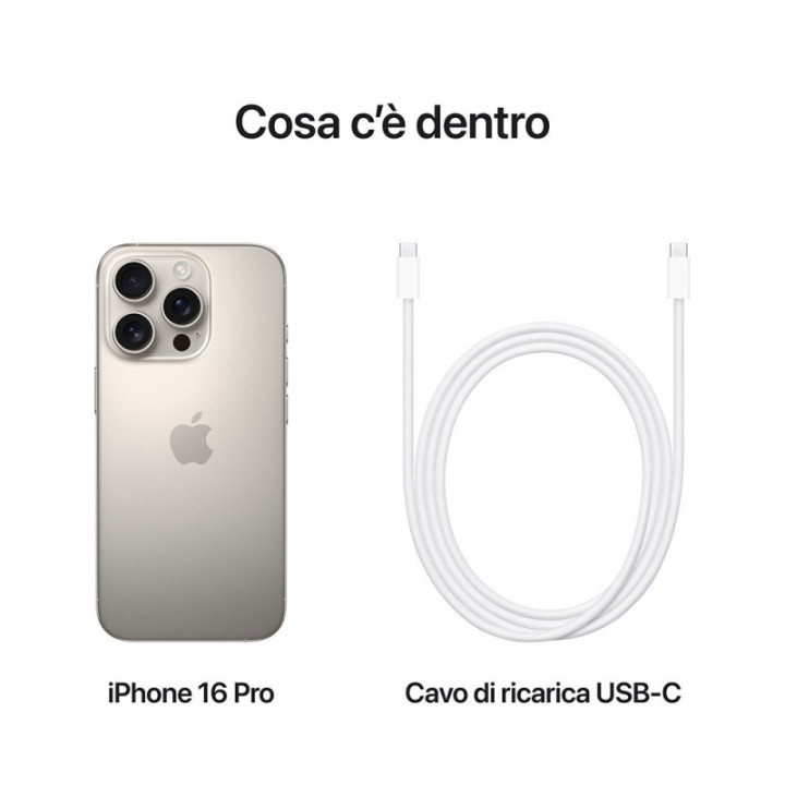 Apple iPhone 16 Pro 512GB Titanio Natural Europa