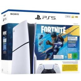 PlayStation PS5 Slim 1TB Standard Bianco + Fortnite Flowering Chaos