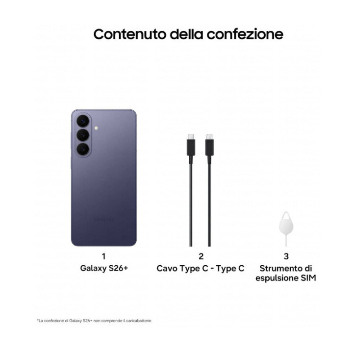 Samsung Galaxy S26+ 256GB Viola 5G Dual Sim 12GB Europa