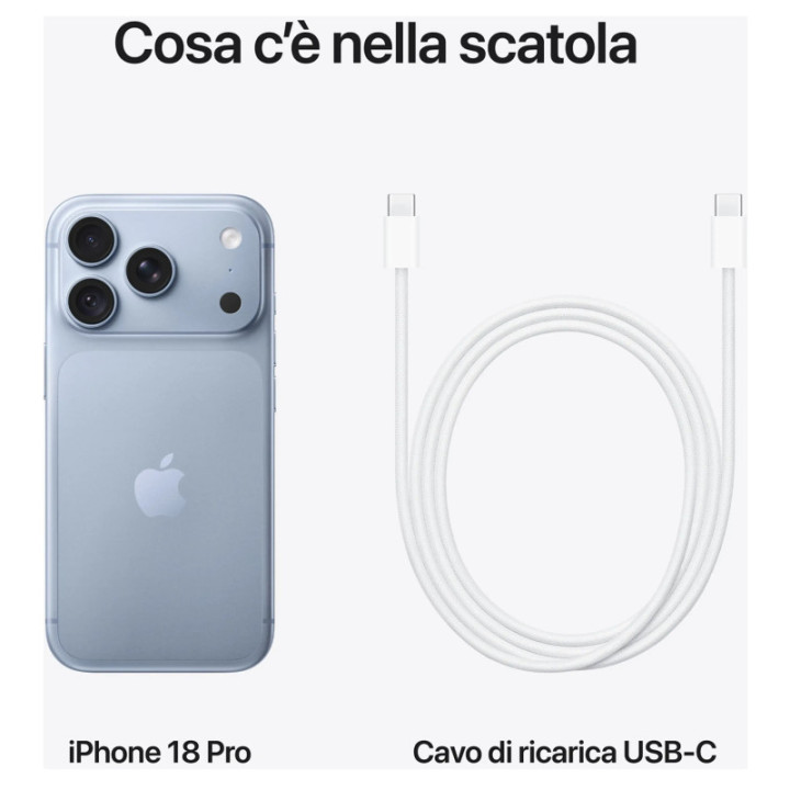 Apple iPhone 18 Pro 1TB Ghiacciaio Europa