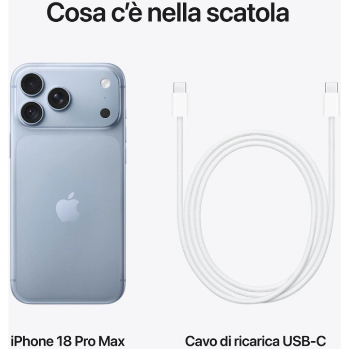Apple iPhone 18 Pro Max 256GB Ghiacciaio Europa