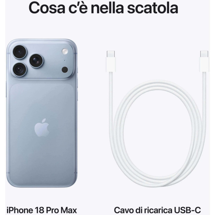 Apple iPhone 18 Pro Max 512GB Ghiacciaio Europa